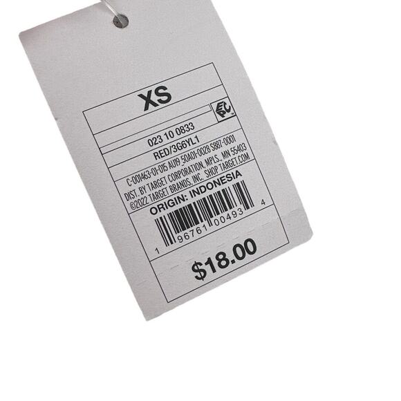 Auden - Underwire Lace Trim Corset Top in Red & White - Picture 2 of 3